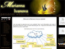 Tablet Screenshot of marianna-ivanova.com